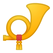 Emoji 📯 Corno Postale su Google Android 10.0.