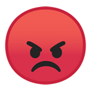 Emoji 😡 Broncio su Google Android 10.0.