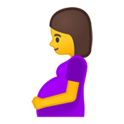 🤰 Emoji schwangere Frau Google Android 10.0.