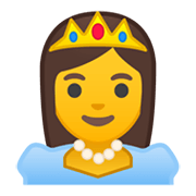 Emoji 👸 Principessa su Google Android 10.0.