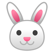 🐰 Emoji Cara De Conejo en Google Android 10.0.