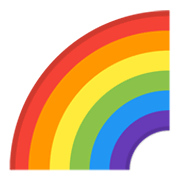 Emoji 🌈 Arcobaleno su Google Android 10.0.