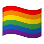 Emoji 🏳️‍🌈 Bandiera Arcobaleno su Google Android 10.0.