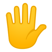 🖐️ Emoji Mão Aberta Com Os Dedos Separados na Google Android 10.0.