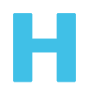 🇭 Emoji Indicador regional símbolo letra H en Google Android 10.0.