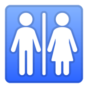 Emoji 🚻 Simbolo Dei Servizi Igienici su Google Android 10.0.