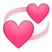 💞 Emoji Corações Girando na Google Android 10.0.