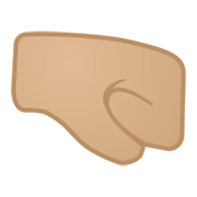 Emoji 🤜🏼 Pugno A Destra: Carnagione Abbastanza Chiara su Google Android 10.0.