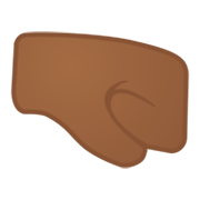 Emoji 🤜🏾 Pugno A Destra: Carnagione Abbastanza Scura su Google Android 10.0.