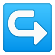 Emoji ↪️ Freccia Curva A Destra su Google Android 10.0.