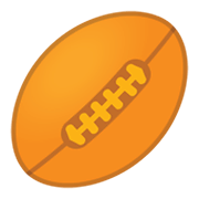 🏉 Emoji Balón De Rugby en Google Android 10.0.