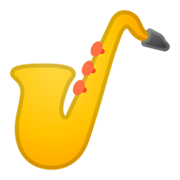 Emoji 🎷 Sassofono su Google Android 10.0.
