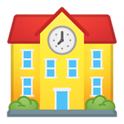 Emoji 🏫 Scuola su Google Android 10.0.