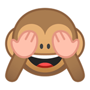 🙈 Emoji Macaco Que Não Vê Nada na Google Android 10.0.