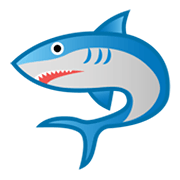 🦈 Emoji Tiburón en Google Android 10.0.