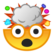 🤯 Emoji Cabeça Explodindo na Google Android 10.0.