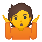 🤷 Emoji Pessoa Dando De Ombros na Google Android 10.0.