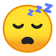 😴 Emoji Rosto Dormindo na Google Android 10.0.