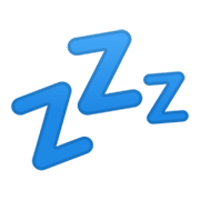 Emoji 💤 Sonno su Google Android 10.0.