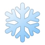 Emoji ❄️ Fiocco Di Neve su Google Android 10.0.