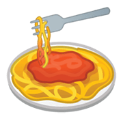 Emoji 🍝 Spaghetti su Google Android 10.0.