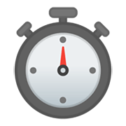 Émoji ⏱️ Chronomètre sur Google Android 10.0.