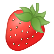 Emoji 🍓 Fragola su Google Android 10.0.
