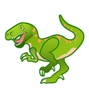 🦖 Emoji Tiranossauro Rex na Google Android 10.0.
