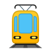 Émoji 🚊 Tramway sur Google Android 10.0.