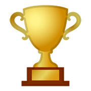 Émoji 🏆 Trophée sur Google Android 10.0.