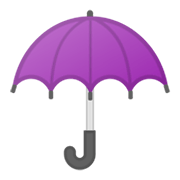Émoji ☂️ Parapluie Ouvert sur Google Android 10.0.