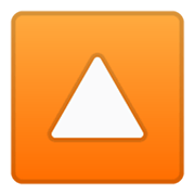 Emoji 🔼 Pulsante A Triangolo Rivolto Verso L’alto su Google Android 10.0.