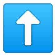 Emoji ⬆️ Freccia Rivolta Verso L’alto su Google Android 10.0.