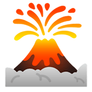 Émoji 🌋 Volcan sur Google Android 10.0.