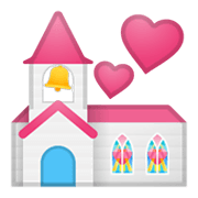 Emoji 💒 Chiesa Per Matrimonio su Google Android 10.0.