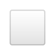 Emoji ◻️ Quadrato Bianco Medio su Google Android 10.0.