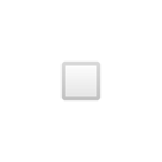 Émoji ▫️ Petit Carré Blanc sur Google Android 10.0.