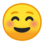 Emoji ☺️ Faccina Sorridente su Google Android 10.0.