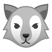 Émoji 🐺 Loup sur Google Android 10.0.