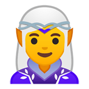 Emoji 🧝‍♀️ Elfo Donna su Google Android 10.0.