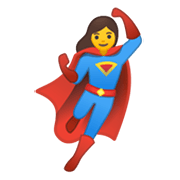 🦸‍♀️ Emoji Super-heroína na Google Android 10.0.