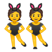 Emoji 👯 Persone Con Orecchie Da Coniglio su Google Android 10.0.