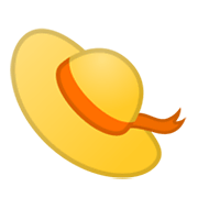 Emoji 👒 Cappello Da Donna su Google Android 10.0.