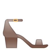 Emoji 👡 Sandalo Da Donna su Google Android 10.0.