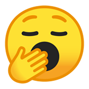 🥱 Emoji Rosto Bocejando na Google Android 10.0.