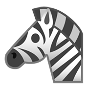 🦓 Emoji Zebra na Google Android 10.0.