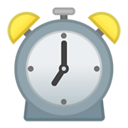 Emoji ⏰ Sveglia su Google Android 11.0 December 2020 Feature Drop.