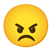 Emoji 😠 Faccina Arrabbiata su Google Android 11.0 December 2020 Feature Drop.
