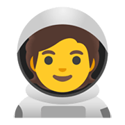 Emoji 🧑‍🚀 Astronauta su Google Android 11.0 December 2020 Feature Drop.