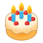 Émoji 🎂 Gâteau D’anniversaire sur Google Android 11.0 December 2020 Feature Drop.